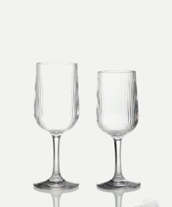 Produktbild Barcompagniet plastglas stripe wine 30cl och 38cl